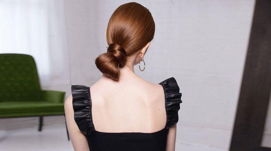 low knot bun